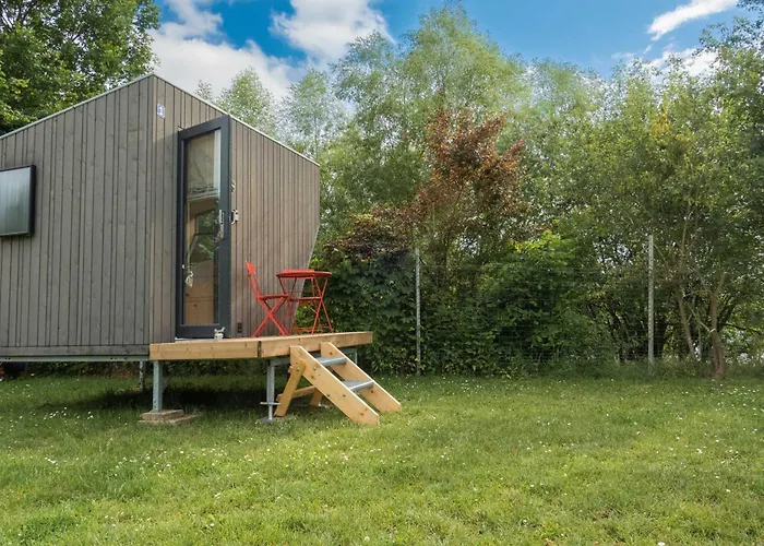 Sleep Space 1 - Tiny Spot Suedpfalz בית נופש Rülzheim